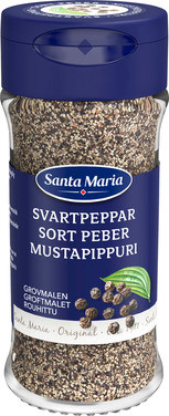 Sort Pepper Grovmalt 34g Santa Maria