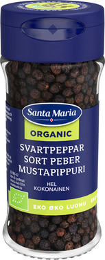 Hel Sort Pepper Økologisk 37g Santa Maria