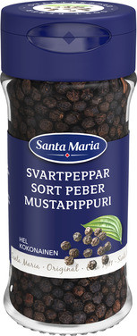 Sort Pepper, Hel 35g Santa Maria