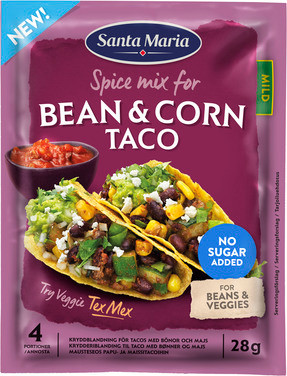 Bean & Corn Taco Spice Mix 28g Santa Maria