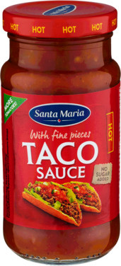 Taco Sauce Hot 230g Santa Maria