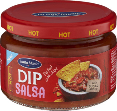 Salsa Dip Hot 250g Santa Maria
