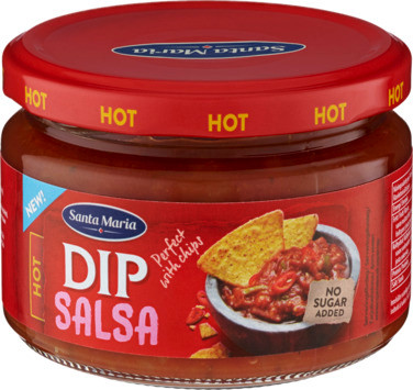 Salsa Dip Hot 250g Santa Maria