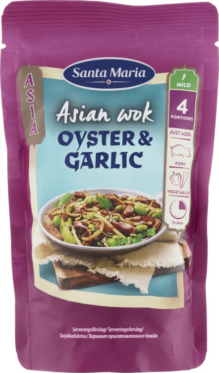 Asian Wok Oyster&Garlic 150g St.Maria