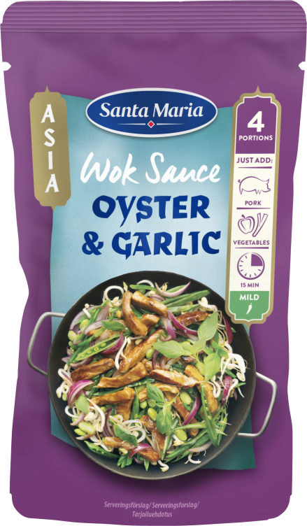 Asian Wok Oyster&Garlic 150g St.Maria