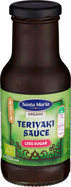 Organic Teriyaki Less Sugar 250ml Santa Maria