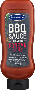 Bbq Sauce Korean Style 1000g Santa Maria