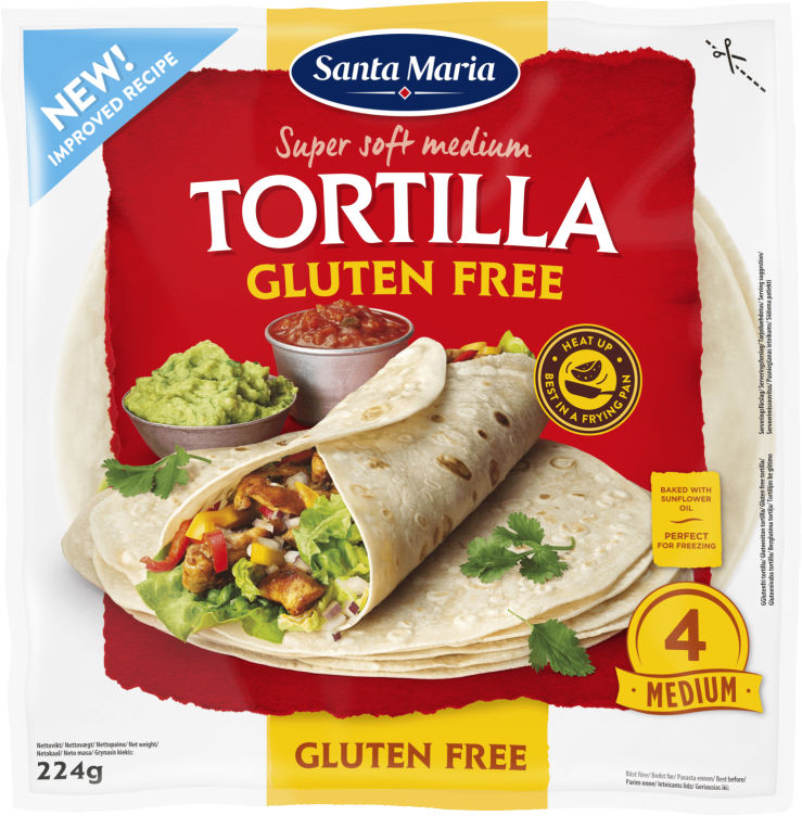 Tortilla glutenfri 224g St.Maria