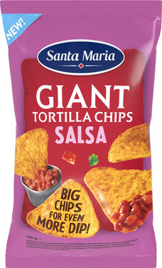 Giant Tortilla Chips Salsa 160g Santa Maria