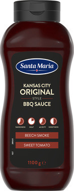 Kansas City Original Style Bbq Sauce 1100g Santa Maria