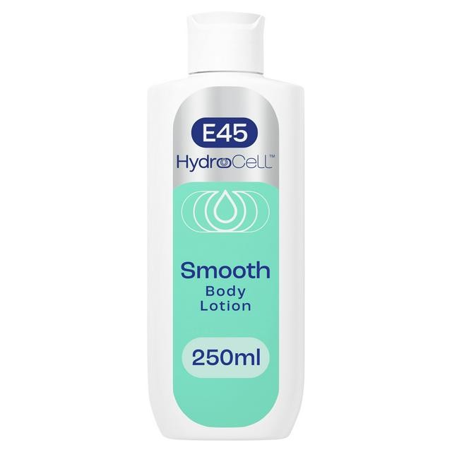 E45 HydroCell 250ml Smooth Hydrating Body Lotion with Salicylic Acid BHA + PHA