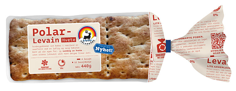 Polar Levain Hvete 440g Polarbrød