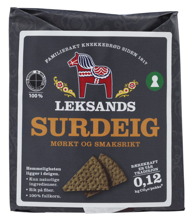 Surdeig Knekkebrød 200g Leksands