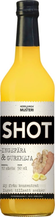 Herrljunga Shot Ingefær&Gurkemeie 0,5l flaske