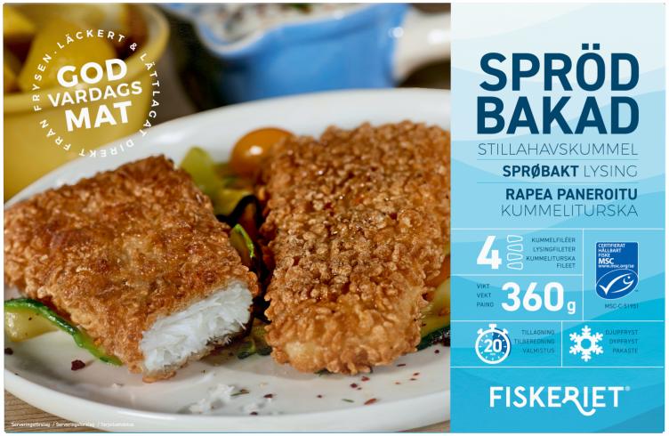 Sprøbakt Lysing 360g Fiskeriet