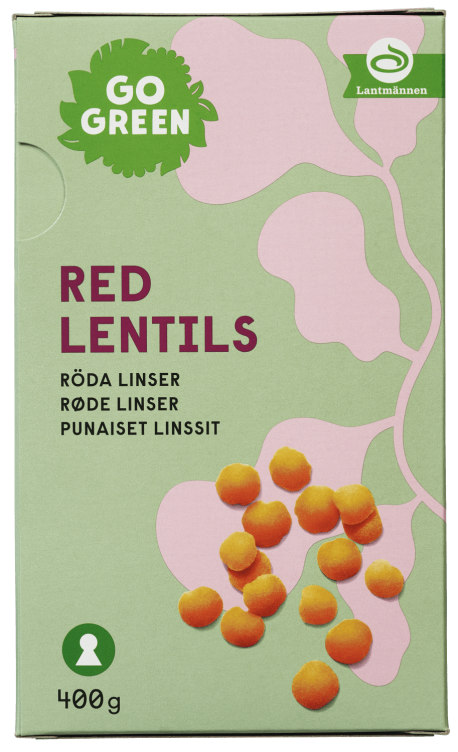 Linser Røde 400g Gogreen
