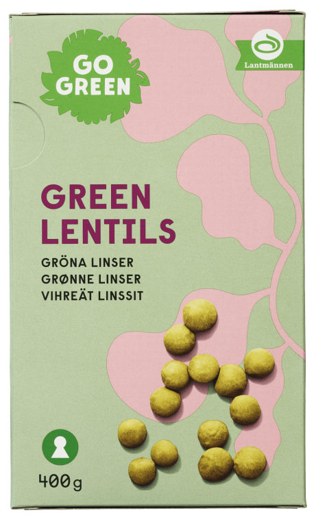 Linser Grønne 400g Gogreen