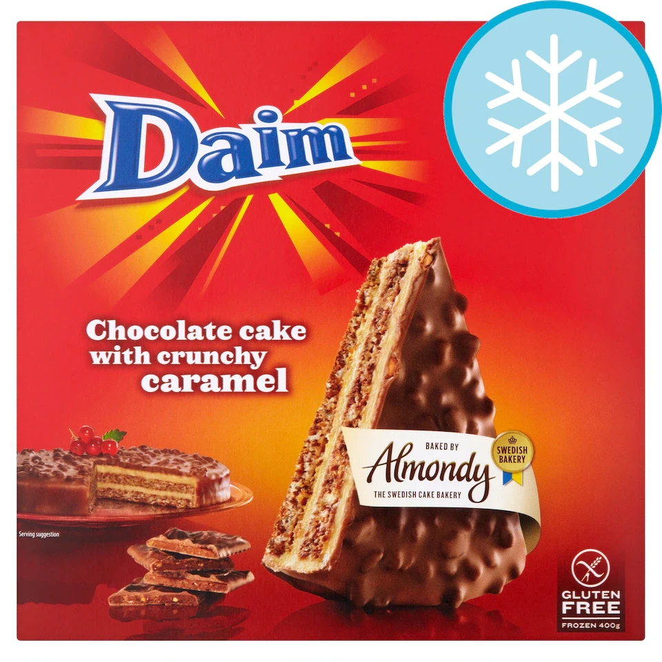 Daim Chocolate Cake with Crunchy Caramel 400g