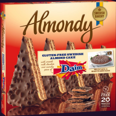 Mandelkake m/Daim Oppdelt 12stk Almondy