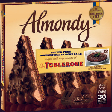 Mandelkake Toblerone Oppdelt Almondy