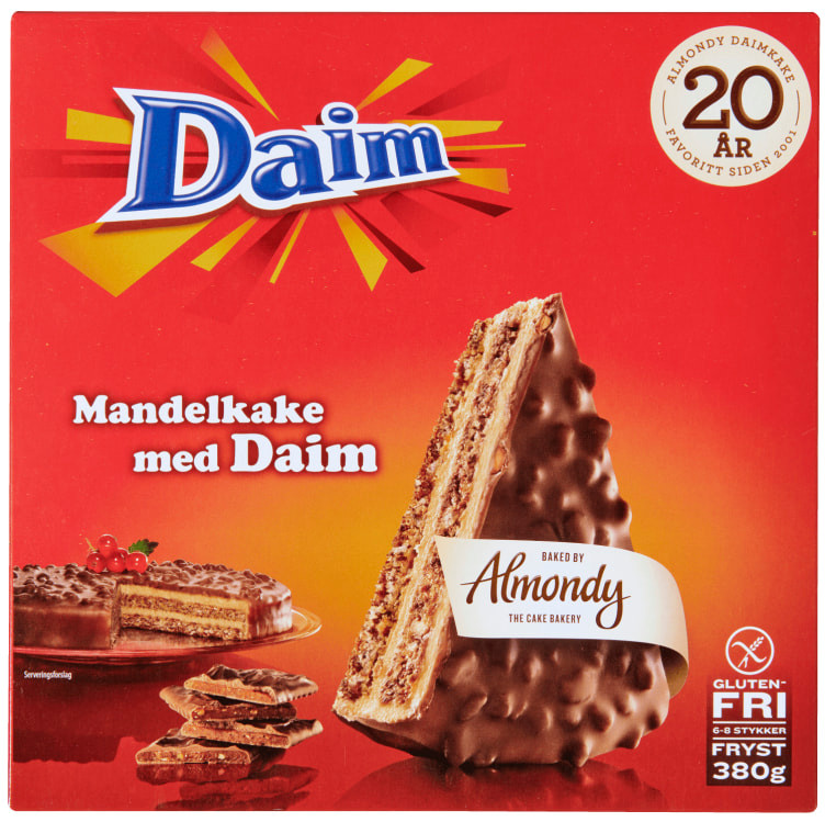 Mandelkake Daim 380g Almondy