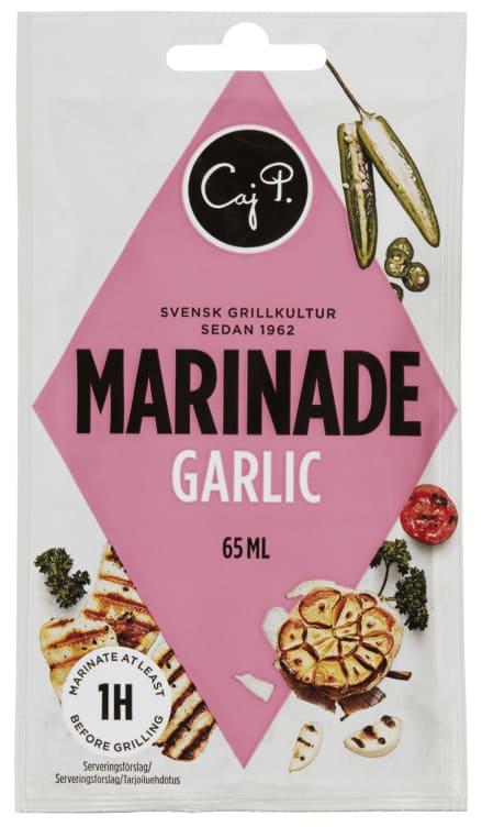 Marinade Hvitløk 65ml Caj P