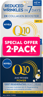 Nivea Q10 Anti-wrinkle Power 2-pk Day & Night Cream