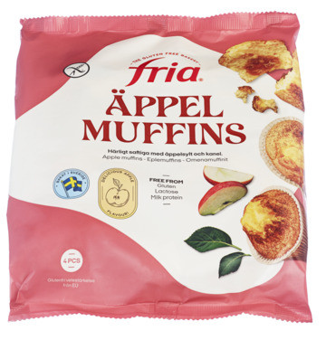 Fria Eplemuffins Glutenfri 200g