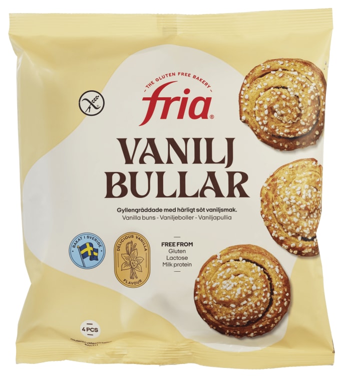 Vaniljeboller glutenfri 230g Fria