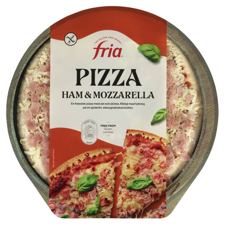 Skinke&Ost Pizza glutenfri 420g Fria