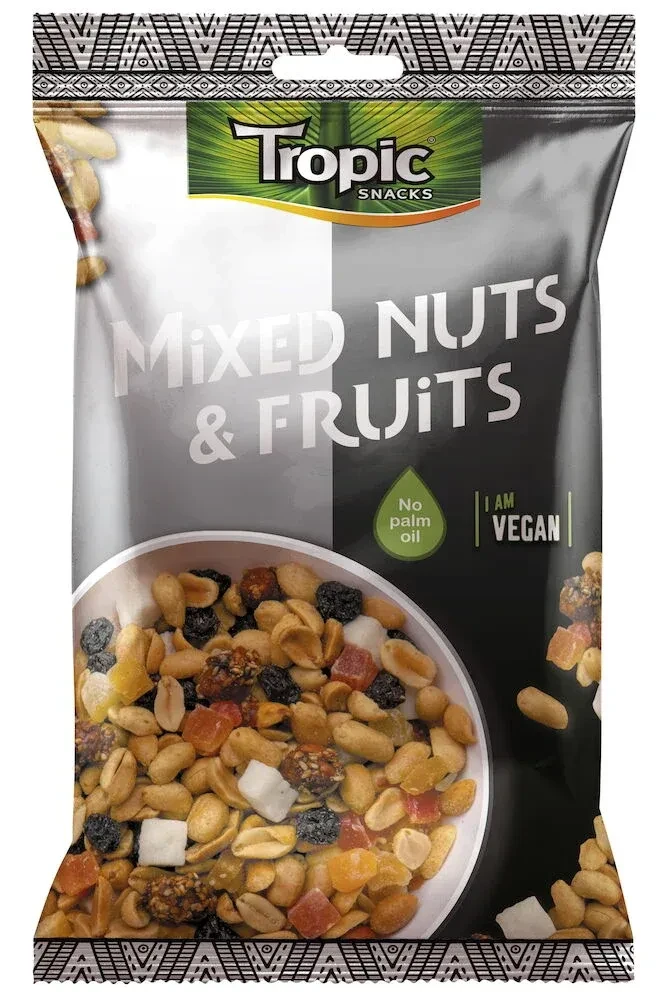 Mixed Peanuts & Fruits 800g Tropic