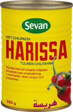 Harissa 380g Sevan Chilli- og Krydderpasta