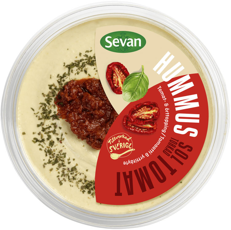 Hummus Soltørk Tomater 275g Sevan