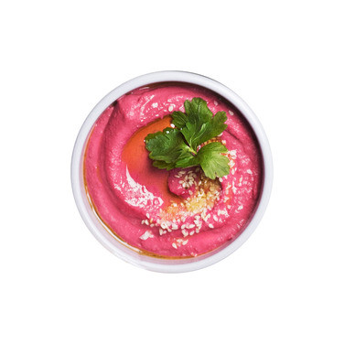 Hummus med Rødbeter