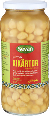 Kikerter 560g Sevan