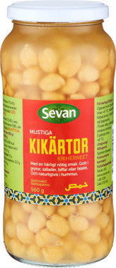 Kikerter 560g Sevan