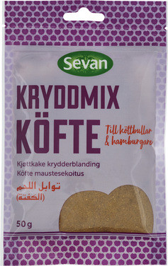 Køftekrydder Malt Krydder 50g Sevan