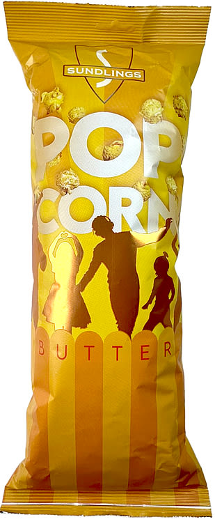 Butter Popcorn 100g Sundlings