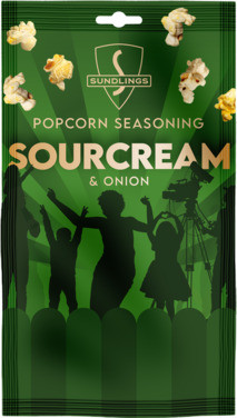 Popcornkrydda Sourcream & Onion - Påse 26g 16st