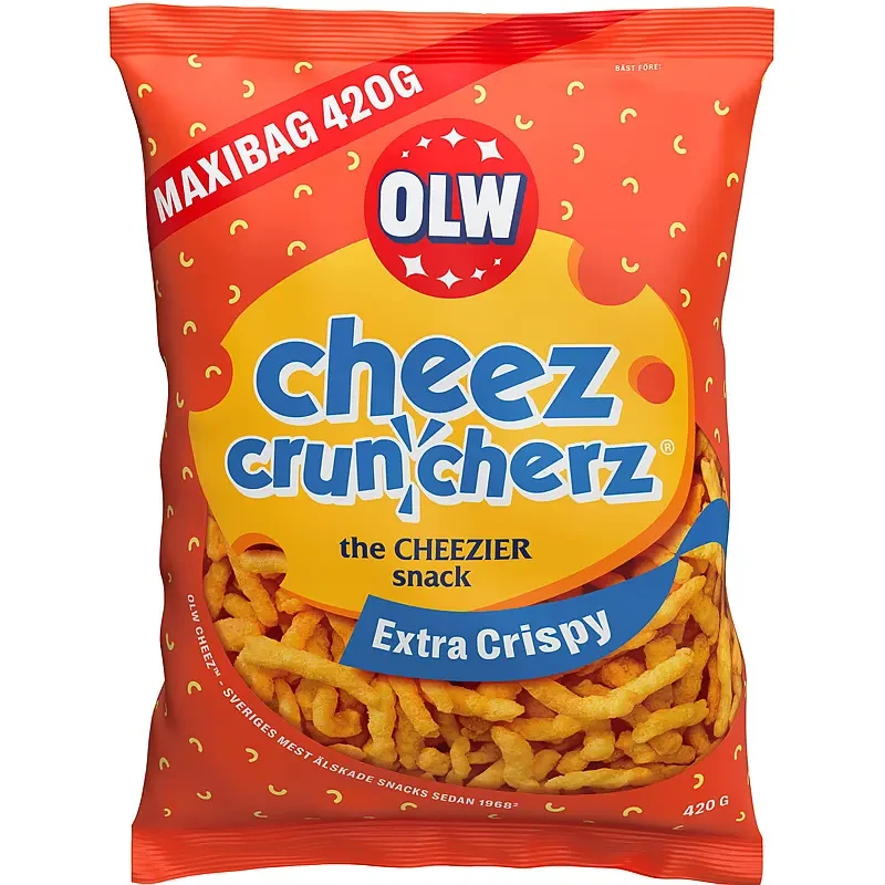 Cheez cruncherz 420 g maxibag OLW