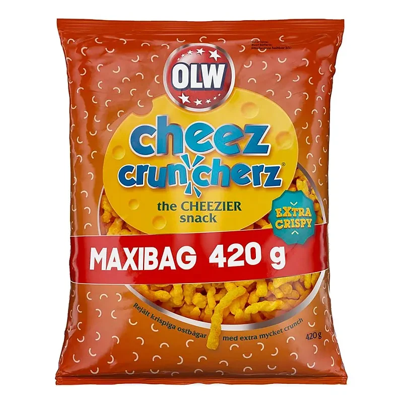Cheez cruncherz 420 g maxibag OLW