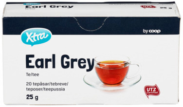 Earl Grey Te 25grm Xtra