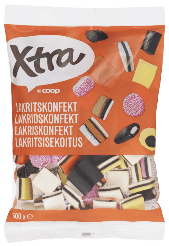 X-tra Lakriskonfekt 500g