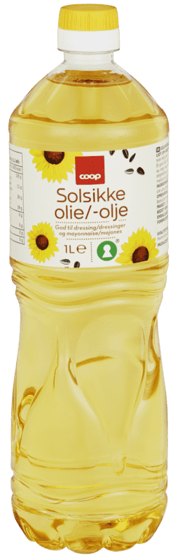 Coop Solsikkeolje 1l