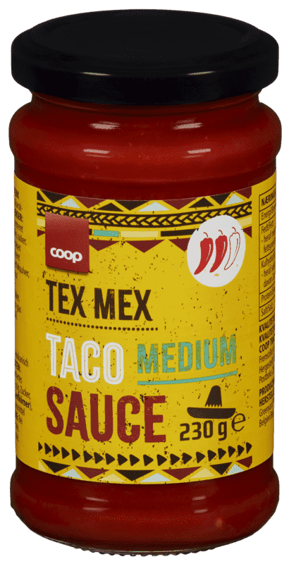 Coop Taco Saus Medium 230g
