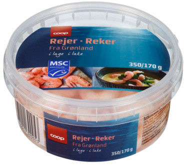 Reker i Lake 170 g Coop