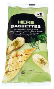Frz Herb Butter Baguette, 2 Pcs Coop