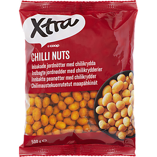Chilinøtter 500g Xtra