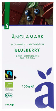 Dark 70% With 4% Blueberry (ft - Krav)