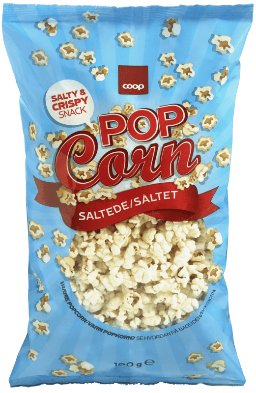 Coop Saltet Popcorn 100g